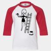 Youth Three Quarter Sleeve Baseball T-Shirt Thumbnail