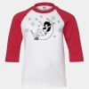 Youth Three Quarter Sleeve Baseball T-Shirt Thumbnail