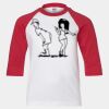 Youth Three Quarter Sleeve Baseball T-Shirt Thumbnail