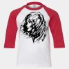 Youth Three Quarter Sleeve Baseball T-Shirt Thumbnail