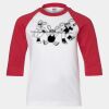 Youth Three Quarter Sleeve Baseball T-Shirt Thumbnail
