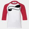 Youth Three Quarter Sleeve Baseball T-Shirt Thumbnail
