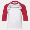Youth Three Quarter Sleeve Baseball T-Shirt Thumbnail