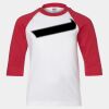 Youth Three Quarter Sleeve Baseball T-Shirt Thumbnail