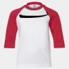 Youth Three Quarter Sleeve Baseball T-Shirt Thumbnail