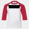 Youth Three Quarter Sleeve Baseball T-Shirt Thumbnail