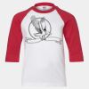 Youth Three Quarter Sleeve Baseball T-Shirt Thumbnail