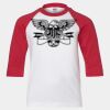Youth Three Quarter Sleeve Baseball T-Shirt Thumbnail