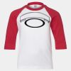 Youth Three Quarter Sleeve Baseball T-Shirt Thumbnail
