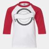 Youth Three Quarter Sleeve Baseball T-Shirt Thumbnail