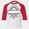 Youth Three Quarter Sleeve Baseball T-Shirt Thumbnail
