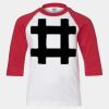 Youth Three Quarter Sleeve Baseball T-Shirt Thumbnail