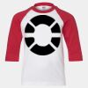 Youth Three Quarter Sleeve Baseball T-Shirt Thumbnail