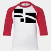 Youth Three Quarter Sleeve Baseball T-Shirt Thumbnail