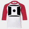 Youth Three Quarter Sleeve Baseball T-Shirt Thumbnail