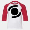 Youth Three Quarter Sleeve Baseball T-Shirt Thumbnail