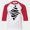 Youth Three Quarter Sleeve Baseball T-Shirt Thumbnail