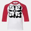 Youth Three Quarter Sleeve Baseball T-Shirt Thumbnail