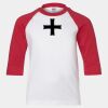 Youth Three Quarter Sleeve Baseball T-Shirt Thumbnail