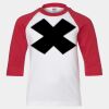 Youth Three Quarter Sleeve Baseball T-Shirt Thumbnail