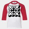 Youth Three Quarter Sleeve Baseball T-Shirt Thumbnail