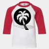 Youth Three Quarter Sleeve Baseball T-Shirt Thumbnail