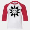 Youth Three Quarter Sleeve Baseball T-Shirt Thumbnail