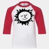Youth Three Quarter Sleeve Baseball T-Shirt Thumbnail