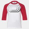Youth Three Quarter Sleeve Baseball T-Shirt Thumbnail