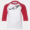 Youth Three Quarter Sleeve Baseball T-Shirt Thumbnail