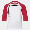 Youth Three Quarter Sleeve Baseball T-Shirt Thumbnail
