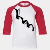 Youth Three Quarter Sleeve Baseball T-Shirt Thumbnail