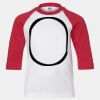 Youth Three Quarter Sleeve Baseball T-Shirt Thumbnail