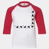 Youth Three Quarter Sleeve Baseball T-Shirt Thumbnail