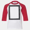 Youth Three Quarter Sleeve Baseball T-Shirt Thumbnail