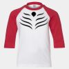 Youth Three Quarter Sleeve Baseball T-Shirt Thumbnail