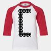 Youth Three Quarter Sleeve Baseball T-Shirt Thumbnail