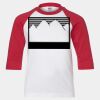 Youth Three Quarter Sleeve Baseball T-Shirt Thumbnail