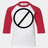 Youth Three Quarter Sleeve Baseball T-Shirt Thumbnail