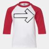 Youth Three Quarter Sleeve Baseball T-Shirt Thumbnail