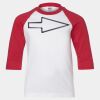 Youth Three Quarter Sleeve Baseball T-Shirt Thumbnail