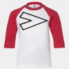 Youth Three Quarter Sleeve Baseball T-Shirt Thumbnail