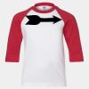 Youth Three Quarter Sleeve Baseball T-Shirt Thumbnail