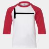 Youth Three Quarter Sleeve Baseball T-Shirt Thumbnail