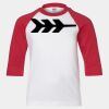 Youth Three Quarter Sleeve Baseball T-Shirt Thumbnail