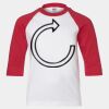Youth Three Quarter Sleeve Baseball T-Shirt Thumbnail
