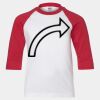 Youth Three Quarter Sleeve Baseball T-Shirt Thumbnail