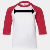 Youth Three Quarter Sleeve Baseball T-Shirt Thumbnail