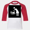 Youth Three Quarter Sleeve Baseball T-Shirt Thumbnail