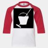 Youth Three Quarter Sleeve Baseball T-Shirt Thumbnail